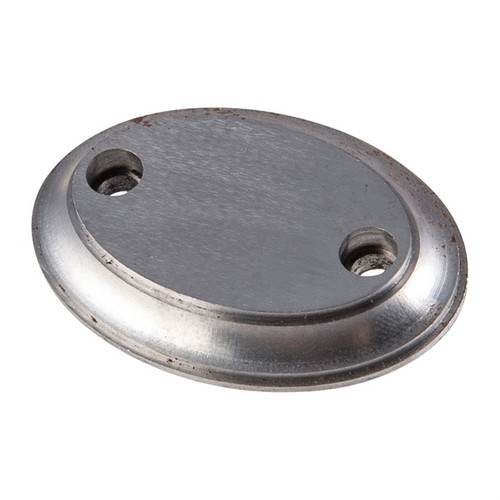 SOLID FLAT GRIP CAP, 2 SCREW, MILD STEEL