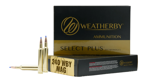 Weatherby 240 WBY Magnum Ammo 72gr HC Ammunition - 20 Rounds