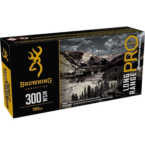 Browning Ammunition 300 WSM Ammo 195gr STMK Ammunition - 20 Rounds