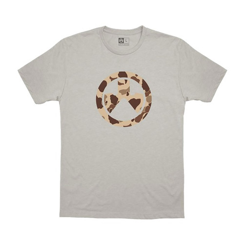 RAIDER CAMO ICON T-SHIRT SILVER MEDIUM