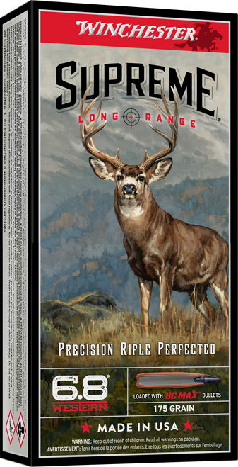Winchester 6.8 West Ammo 175gr BC Max Ammunition - 20 Rounds