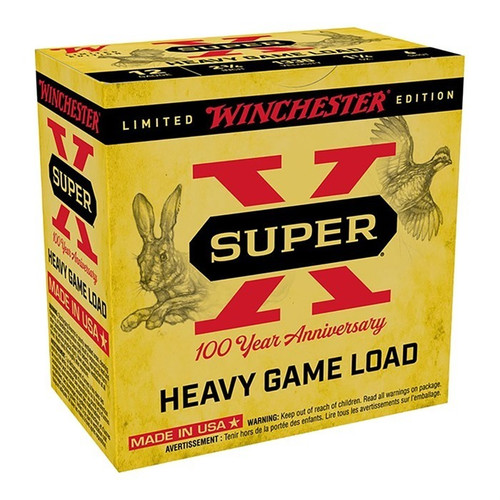 Winchester 12 Gauge Ammo 1-1/4 oz #6 High Velocity Ammunition - 25 Rounds