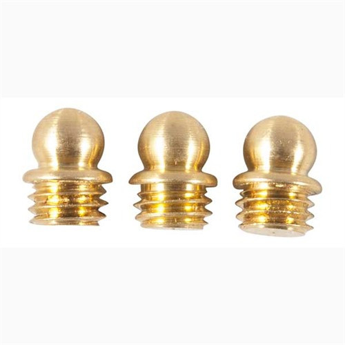 BRASS SKIRTED BEAD, 1/8'' 6-48 TPI, GOLD, 3-PAK