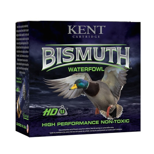 Kent Cartridge 12 Gauge 3.5" Ammo 1 1/2 oz #4 Shot Bismuth Waterfowl Ammunition - 25 Rounds