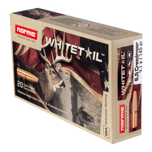 Norma 6.5 Creedmoor Ammo 140gr SP Ammunition - 20 Rounds