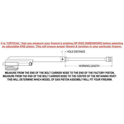 ADJUSTABLE GAS PISTON SYSTEM SLR-107UR