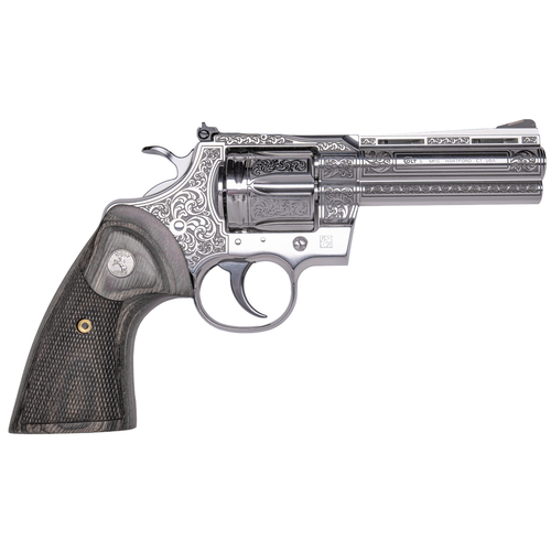 Colt Python Renaissance .357 Magnum 4.25" Revolver – Engraved Stainless, Walnut Grip | CNC CNCPYNRES4 UPC 199284945838