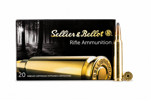 Sellier & Bellot SB300B Rifle  300WinMag 180gr Soft Point Cut Through Edge 20 rounds Ammo for MA, CT, NJ, IL, WA, NY & CA Buyers