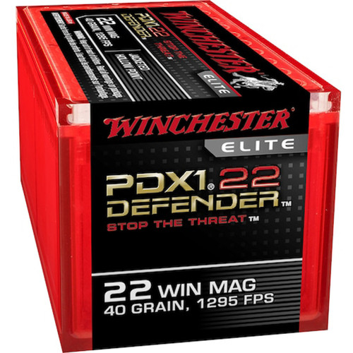 Winchester .22 Magnum Ammo 45gr JHP Ammunition - 50 Rounds
