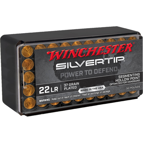 Winchester .22 LR Ammo 37gr JHP Ammunition - 50 Rounds
