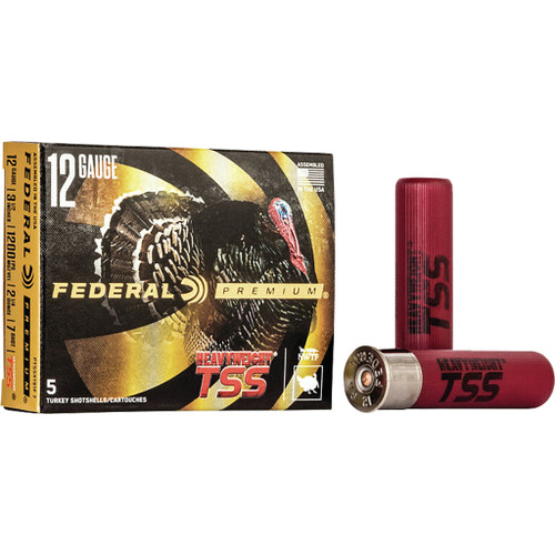 Federal 12 Gauge Ammo 2 1/4 oz #7 Tungsten Ammunition - 5 Rounds