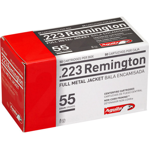 Aguila .223 Remington Ammo 55gr FMJ Ammunition - 50 Rounds