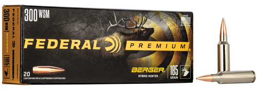 Federal 300 WSM Ammo 185gr BH Ammunition - 20 Rounds