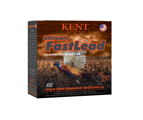 Kent Cartridge 12 Gauge Ammo 1-1/4 oz #4 Shot Ammunition - 25 Rounds