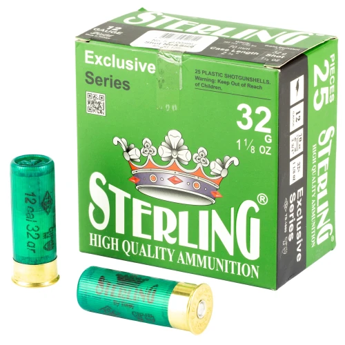 Sterling 12 Gauge Ammo 2-3/4" #5 Shot Ammunition - 25 Rounds