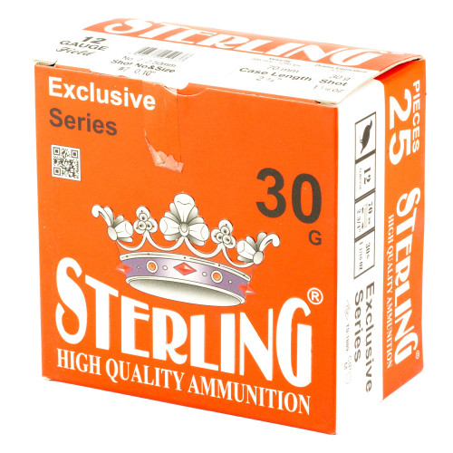 Sterling 12 Gauge Ammo 1-1/6 oz #7 SP Ammunition - 25 Rounds