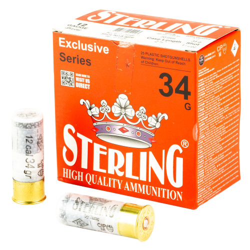 Sterling 12 Gauge 2.75" Ammo 1-3/16 oz #6 SP Ammunition - 25 Rounds