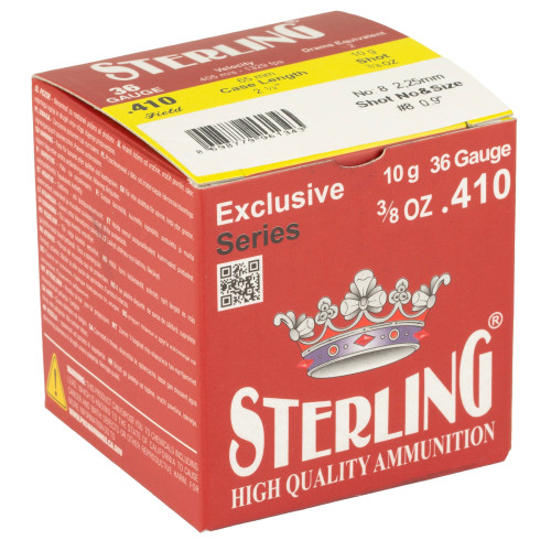 Sterling Ammo 3/8 oz #8 Lead Ammunition - 25 Rounds