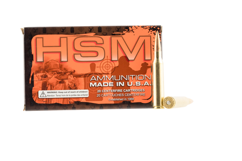 HSM Ammunition .338 Lapua MAG Ammo 250gr SMKBTHP Ammunition - 20 Rounds