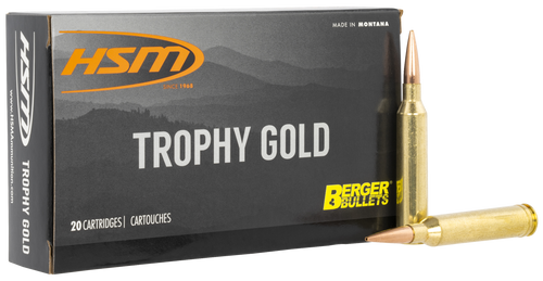 HSM Ammunition 6.5-284 Win Ammo 130gr BHVLDM Ammunition - 20 Rounds