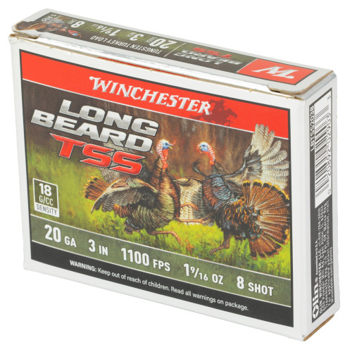 Winchester 20 Gauge Ammo 1-5/8 oz #8 TSS Ammunition - 5 Rounds