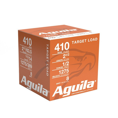 Aguila .410 Bore Ammo 1/2 oz #8 Lead Ammunition - 25 Rounds