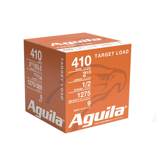 Aguila 410 Gauge Ammo 1/2 oz #9 Lead Ammunition - 25 Rounds