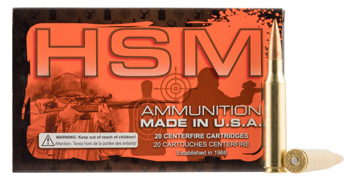 HSM Ammunition .338 LM Ammo 300gr BTHP Ammunition - 20 Rounds