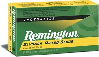 Remington 20 Gauge Ammo 5/8 oz Slug Ammunition - 5 Rounds