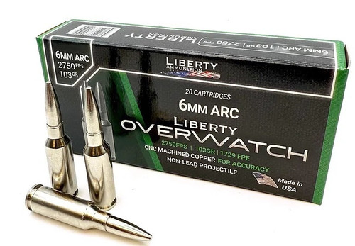 Liberty Ammunition 5.56x45mm NATO Ammo 77gr Solid Hollow Point Ammunition - 20 Rounds
