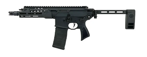 SALE Sig Sauer PMCX556N7BLTPCB MCX Rattler LT 223 Rem/5.56 NATO 30+1 7.75" Black Steel Threaded Barrel, Black Anodized Aluminum Picatinny Rail Receiver, Black Synthetic Folding Pivoting Contour Brace, Ambidextrous