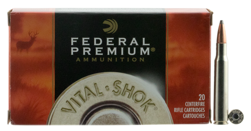 Federal 30-06 Springfield Ammunition P3006AD 165 gr Nosler Partition 20 Rounds