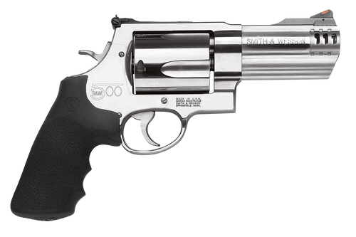 Smith & Wesson 163504 500 Smith & Wesson (S&W) Revolver Standard 4" 5 022188635041