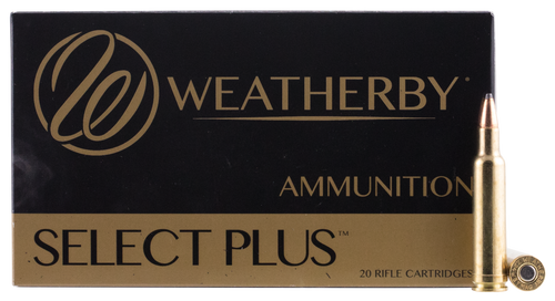 Weatherby N333250PT Select Plus  338-378 Weatherby Mag 250 GR Nosler Partition (NP) 20 Bx/