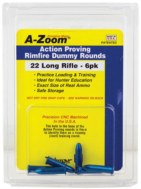 A-Zoom 22 LR Dummy Rounds 12208 6 Rounds