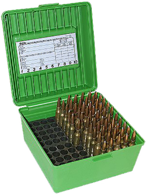 Mtm Deluxe R-100 R100MAG10 Deluxe R-100 Ammo Box 100rd 026057230108