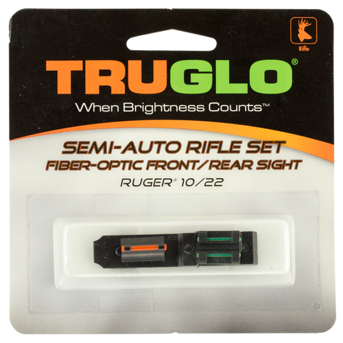 Truglo 3 Dot TG111W Gun Sight Fiber Optic Front/Rear 788130061756