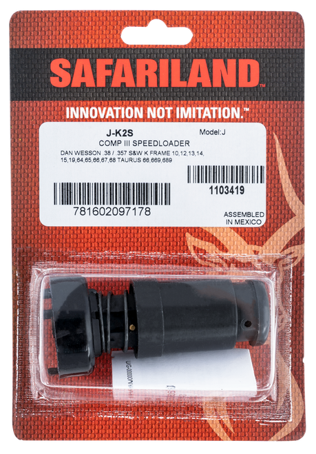 Safariland SpeedLoader JK2S 38 Special Magazine/Accessory Smooth 6rd 781602097178