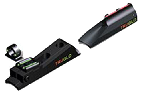 Truglo Fiber Optic Replacement Sights TG958X Gun Sight Front/Rear Set 788130010198