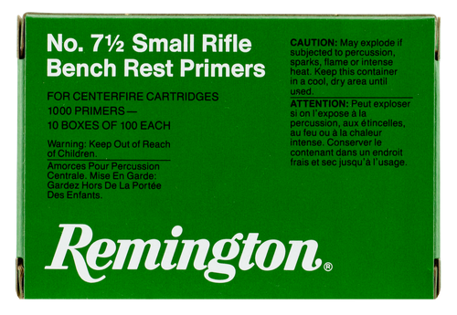 Remington Ammunition X22628 Centerfire Primers  Small Benchrest Rifle Primers