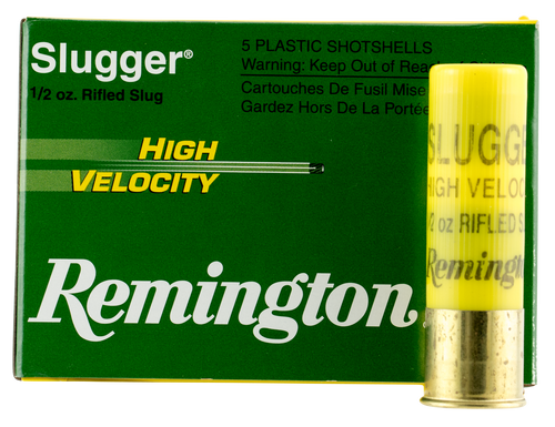 Remington 28608 20 Gauge Shotgun Ammo Slugs 2.75" 1/2 oz 5 Rounds Slug 047700327402