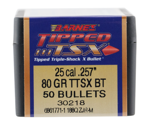 Barnes Bullets 30218 .257 Reloading Bullet/Projectile 50 Per Box 716876257317