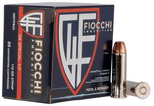 Fiocchi 38XTPB25 38 Special Handgun Ammo 110gr 25 Rounds 762344710525