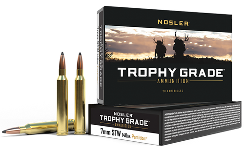 Nosler 60046 7mm STW Rifle Ammo 140gr 20 Rounds 054041600460