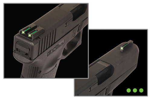 Truglo Square TG131MPT Gun Sight Fiber Optic Front/Rear 788130013229