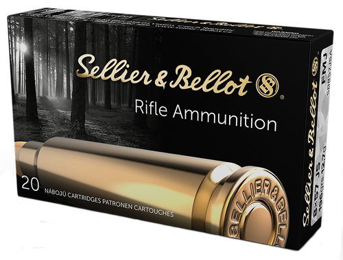 Sellier & Bellot SB857JSA 8x57mm JS Rifle Ammo 196gr 20 Rounds 754908511815