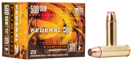 Federal F500FS2 500 S&W Mag Handgun Ammo 325gr 20 Rounds 029465061630