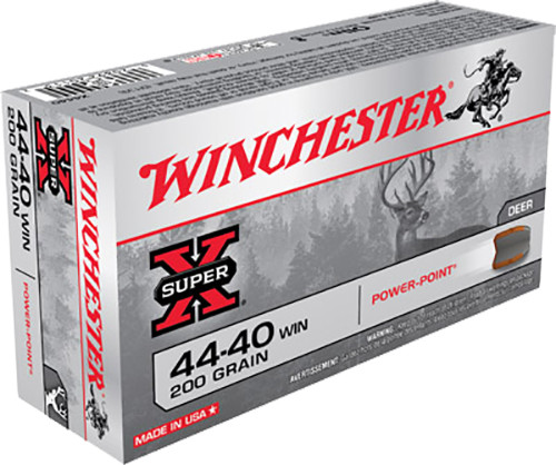 Winchester X4440 44-40 Win Rifle Ammo 200gr 50 Rounds 020892201132