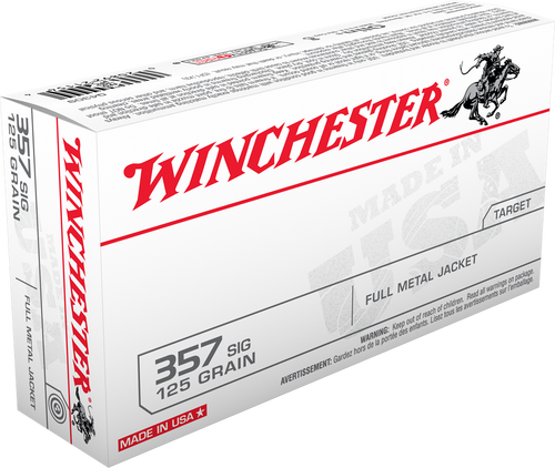 Winchester Q4309 357 Sig Handgun Ammo 125gr 50 Rounds 020892211544