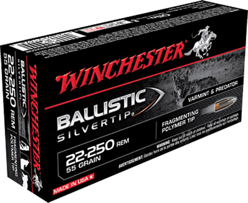 Winchester SBST22250B 22-250 Rem Rifle Ammo 55gr 20 Rounds 020892213920